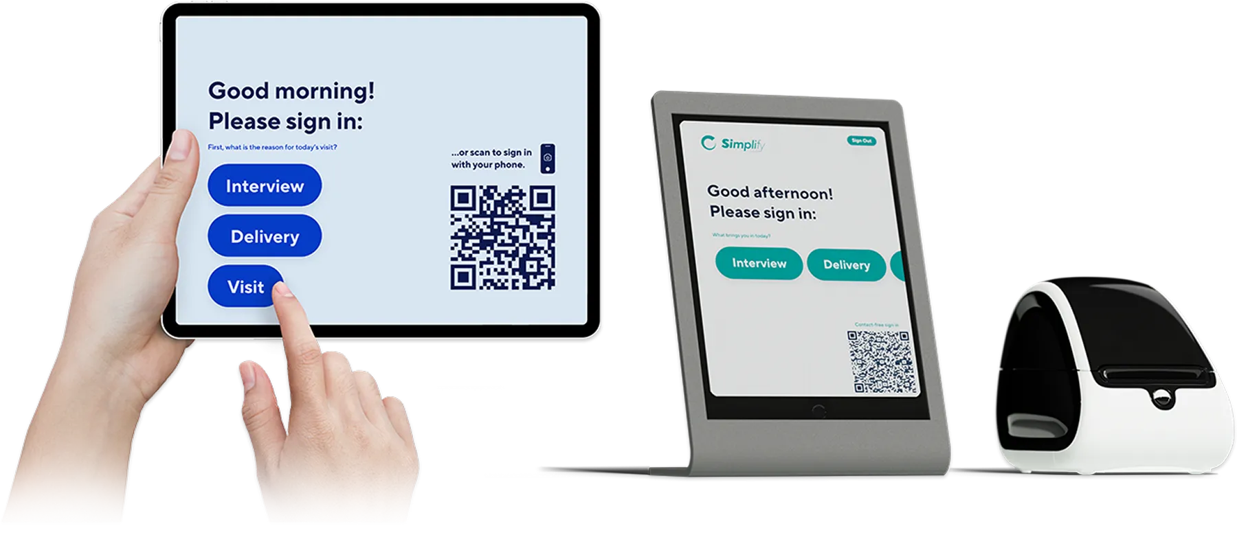鮮明なビデオとクリアな音声を提供する強力なインターホンによりドアの外にいる人物との会話や状況をライブに把握できます。