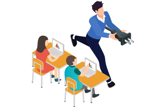 授業まで時間が無いので早く充電したい！